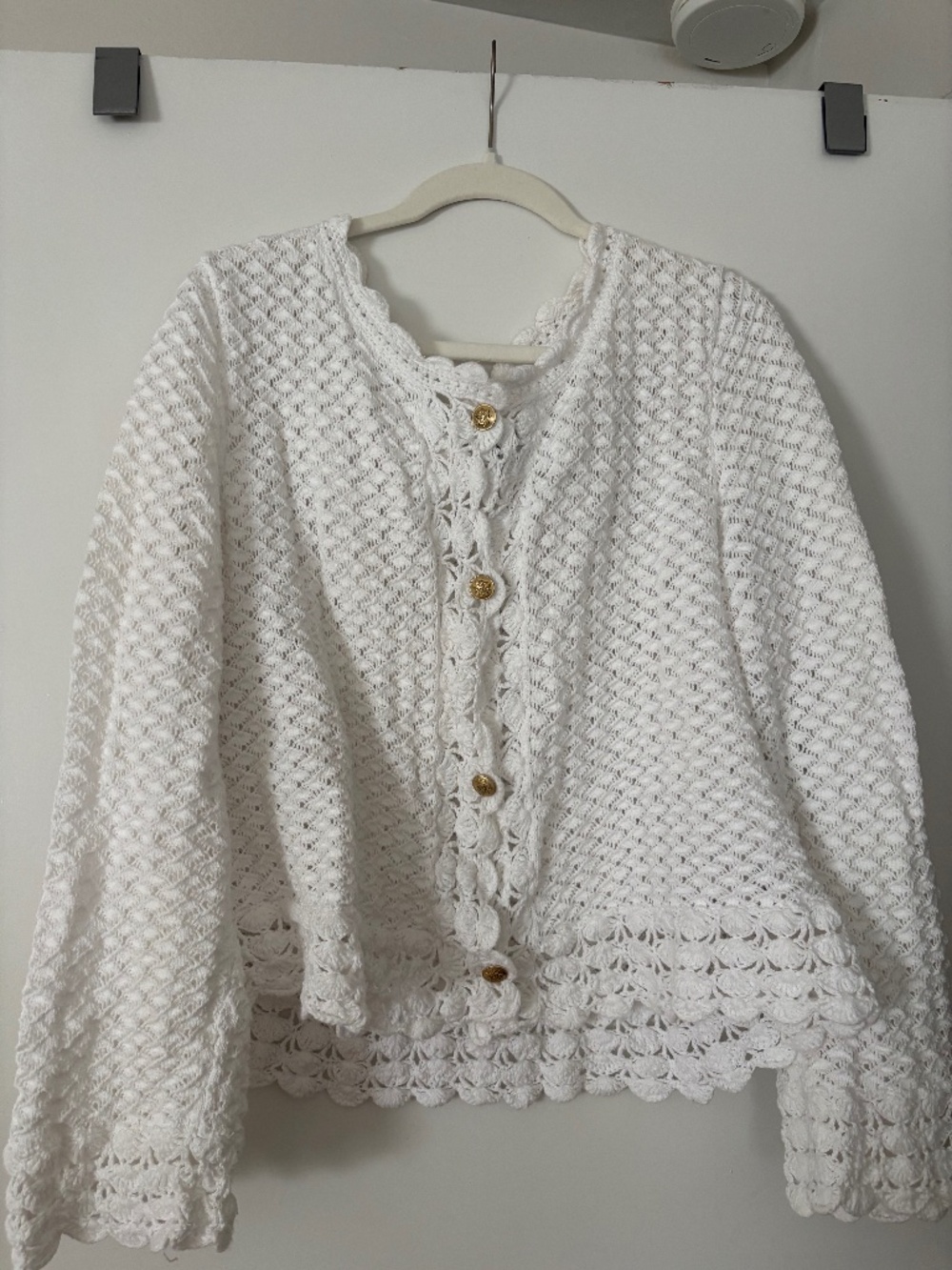 Jcrew crochet cardigan